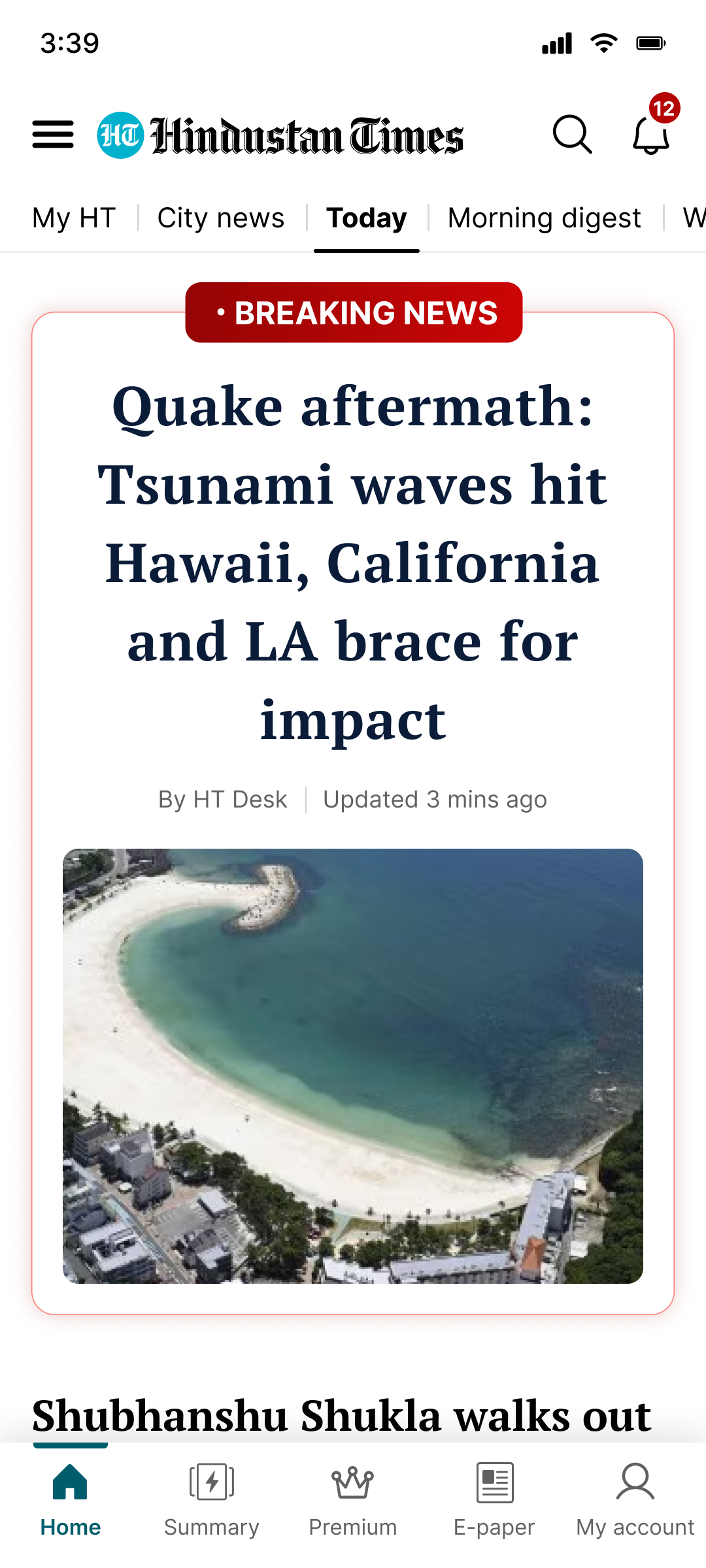 Breaking news
